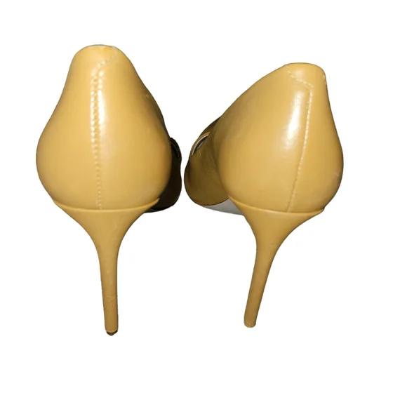 Schutz Lou Pointed Toe Nubuck Leather 4" Pumps Shoes sz 10 - Picture 8 of 8